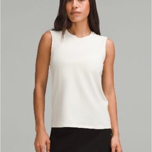 NWT Lululemon Organic Cotton Crewneck Tank Top,medium
Bone color